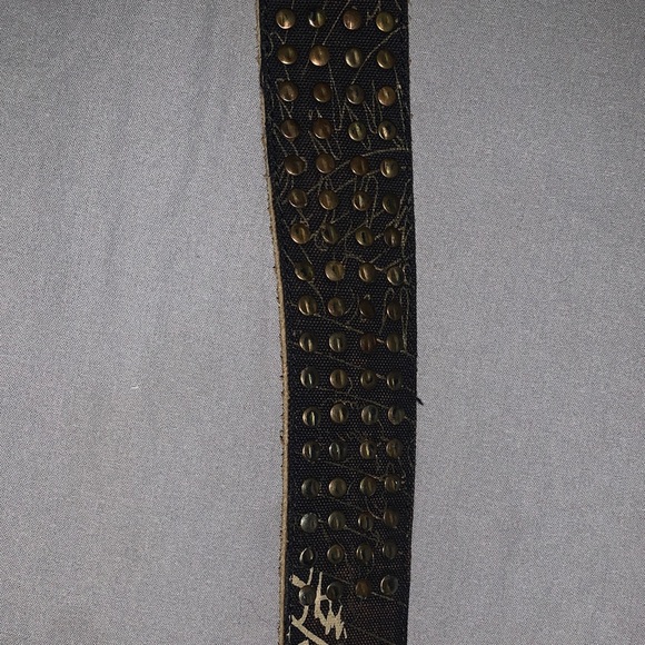 Y2K VINTAGE- Ed Hardy Genuine Leather Black and Tan Belt For Men - Picture 8 of 10